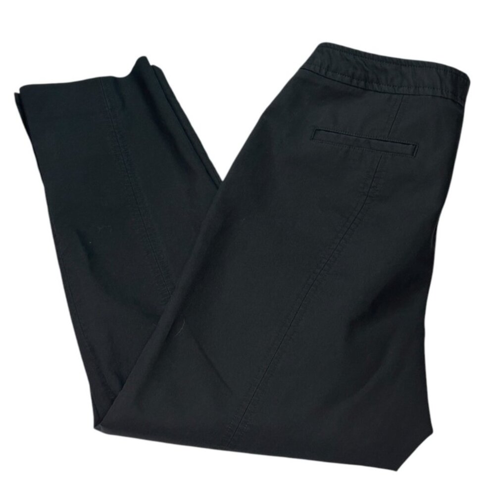 Talbots Pants Womens Size 10P Heritage 10P Black Straight Leg Flat Front